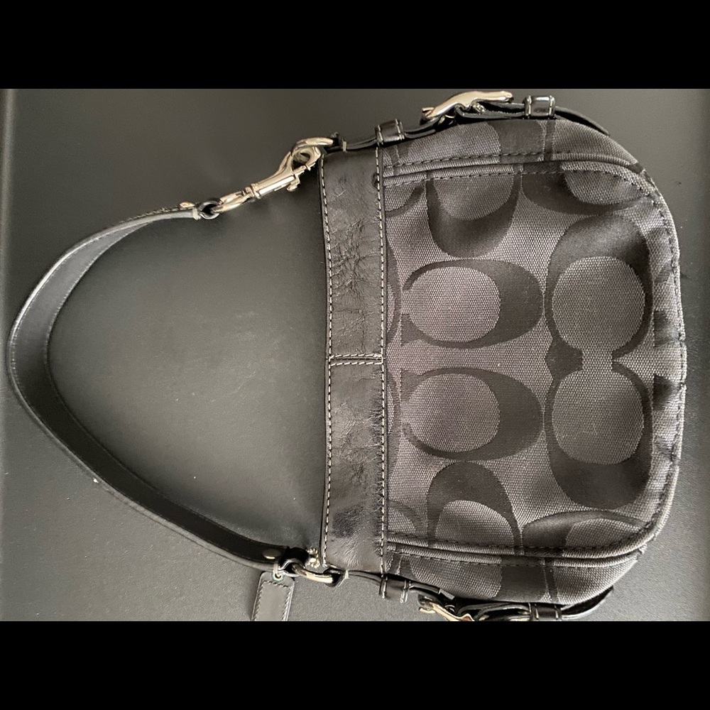 Coach signature handbag